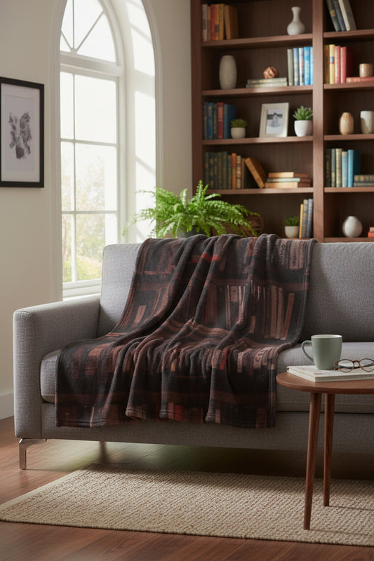 Booklover Throw Blanket