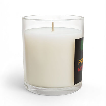 Princess Mendinca Glass Candle — 11 oz Decorative Scented Candle (Afrocentric, Empowerment Gift)