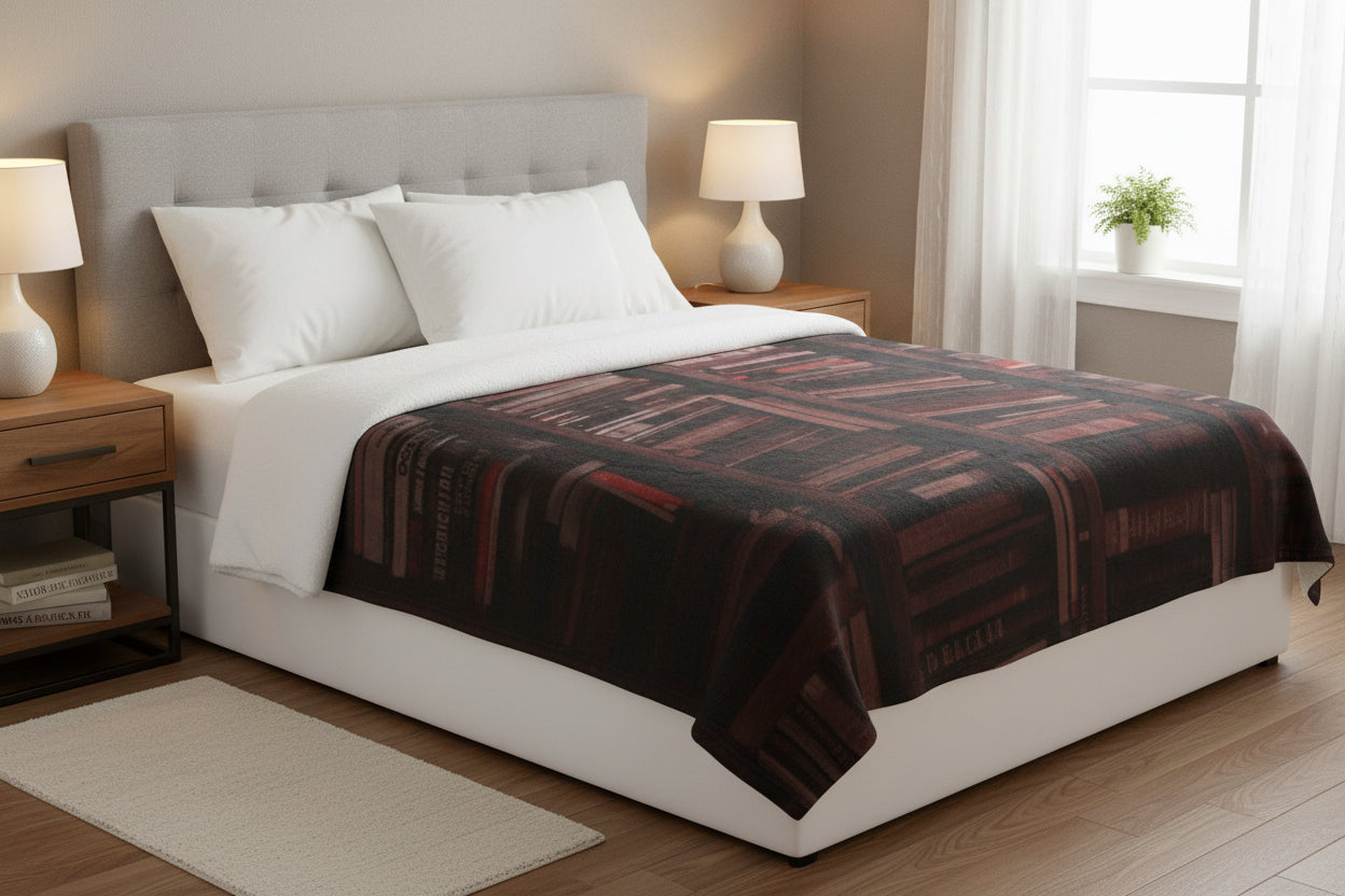 Booklover Throw Blanket