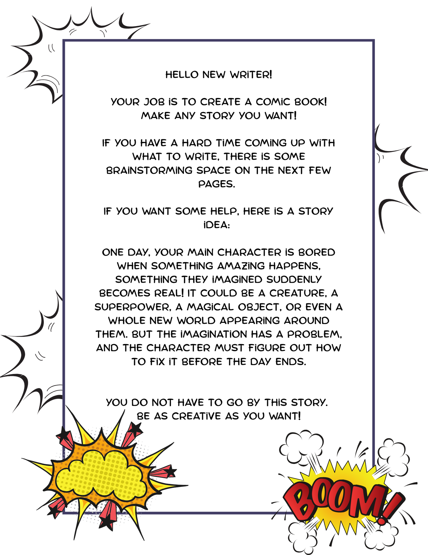 Comic Workbook